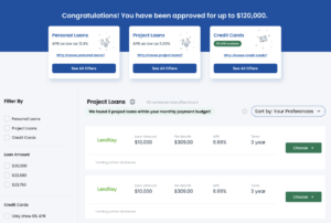 Project Loan Offers Hearth App - screenshot - Best Contractor Estimating & Invoicing Software - Hearth