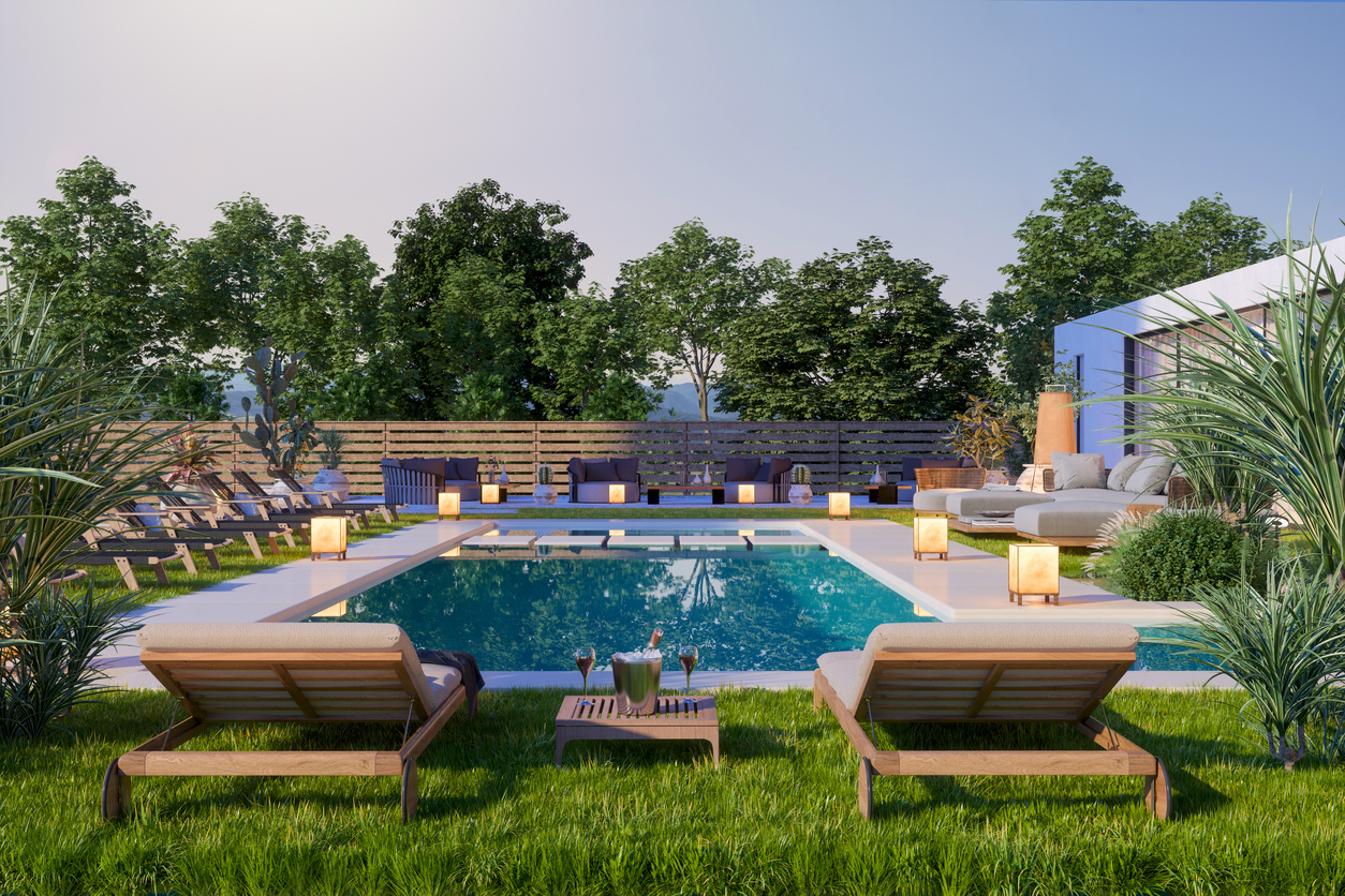 backyard pool - Best Contractor Estimating & Invoicing Software - Hearth